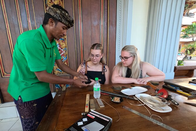 Private Traditional Bali Silver Jewelry Making Class - Choosing a design that can actually be finished