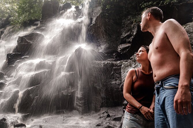 Private Ubud Tour: Waterfall, Rice Terrace & Monkey Forest - Tegenungan Waterfall before the crowds