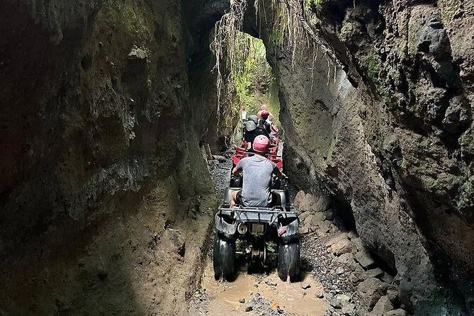 Quadbike Adventure with Tunnel and Waterfall Tour in Bali - A rough-and-ready route through Melinggih Kelod