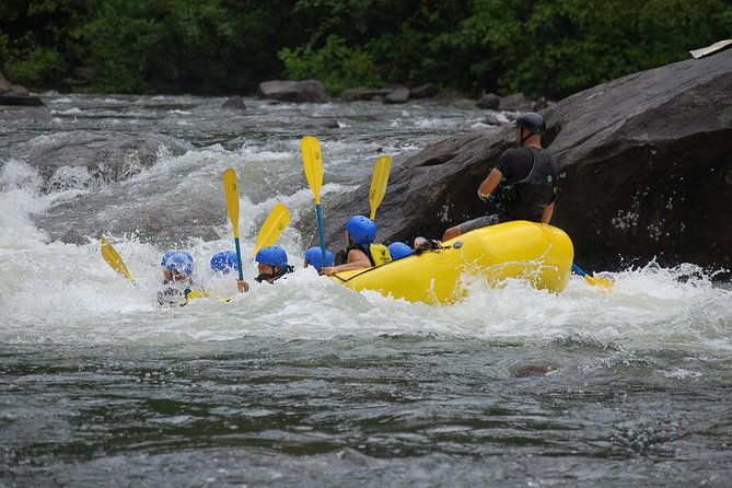 Telaga Waja River White-Water Rafting with Buffet Lunch - Lunch among rice fields after the rafting
