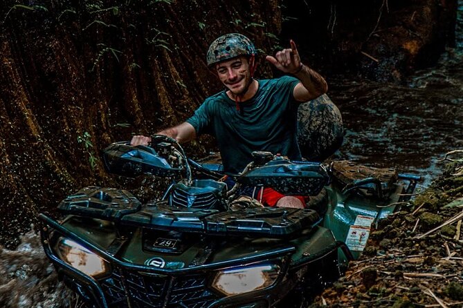 Ubud ATV Alasan Adventure Waterfall Gorilla Cave & Cretya Pool - Indonesian lunch and pool time at Cretya Sunset