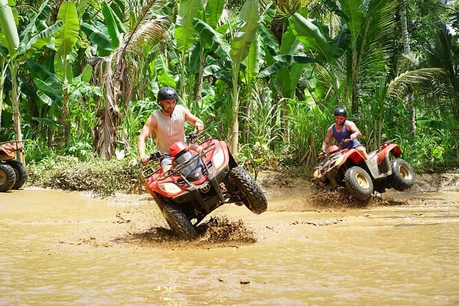 Ubud ATV Quad Bike Gorilla Cave and Cretya Infinity pool - Hotel pickup or meeting at Alasan Adventures