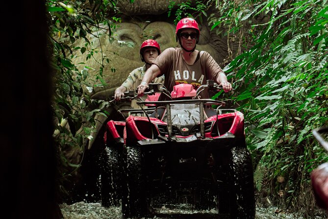 Ubud ATV Quad Bike with Infinity Pool Access All Inclusive - Starting with safety gear and a fully automatic ATV