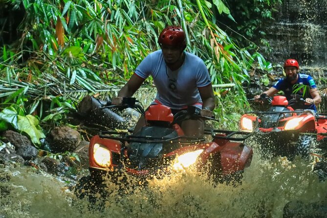 Ubud ATV Ride through River Jungle Rice Fields Puddles - Lunch, showers and the value of the $28.73 price
