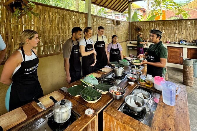 Ubud Cooking Class with Optional Market Visit Pickup Included - Eating together in a peaceful setting
