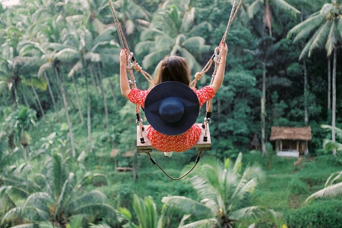 Ubud Jungle Adventure: Tirta Empul & Bali Swing - Tegalalang Rice Terrace and its layered fields