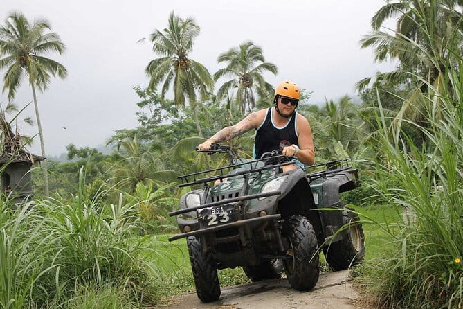 Ubud Jungle, River, Bamboo Forest and Muddy Quad Bike Tours - Guides, pickup, and the ride to Puhu