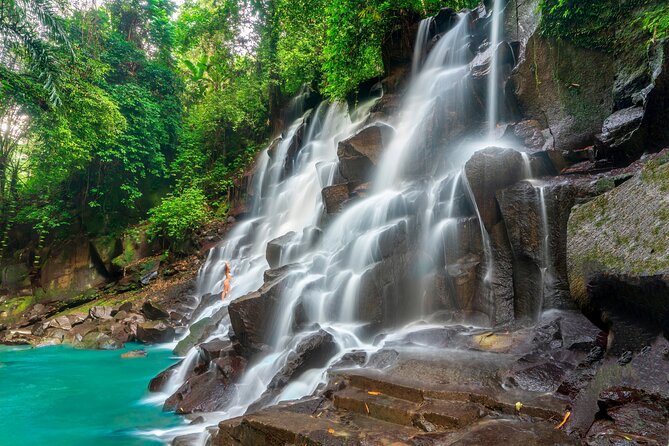 Ubud Private Tour: Waterfalls, Temple and Rice Terraces Swing - Kanto Lampo Waterfall and the final swim