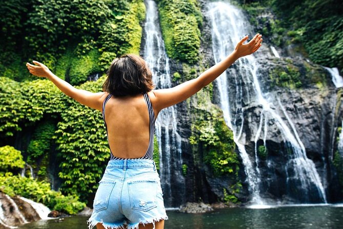 Ubud Private Tour: Waterfalls, Temple and Rice Terraces Swing - Ulu Petanu Waterfall, the easier first swim