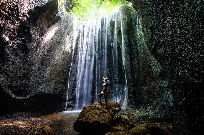 Ubud Private Tour - Waterfalls, Water Temple & Rice Terraces - Tukad Cepung: sunlight inside a canyon