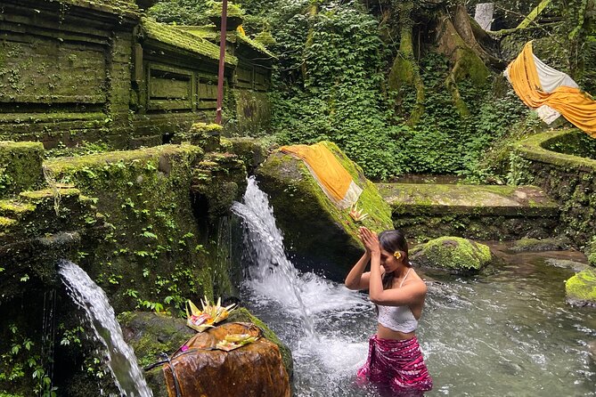 Ubud Shamanic Healing and Purification Ceremony - The Mengening Temple stairs and bathing area