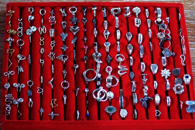Ubud Silver Class Jewelry making in bali - Hammering, cutting, soldering, and engraving