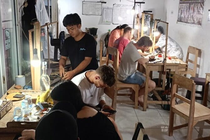 Ubud Silver Class Making Your Own Silver with 7gr of Silver - The burner is part of the work