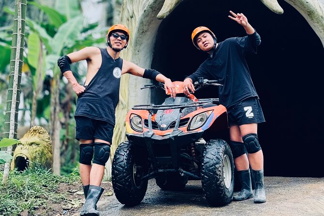 Ubud Zip-Line Adventure, Rice Terrace & ATV Quad Bike - Flying above the Tegalalang rice terraces