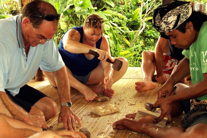 Wood Carving Class - Turning a plain block of wood into a Bali memento